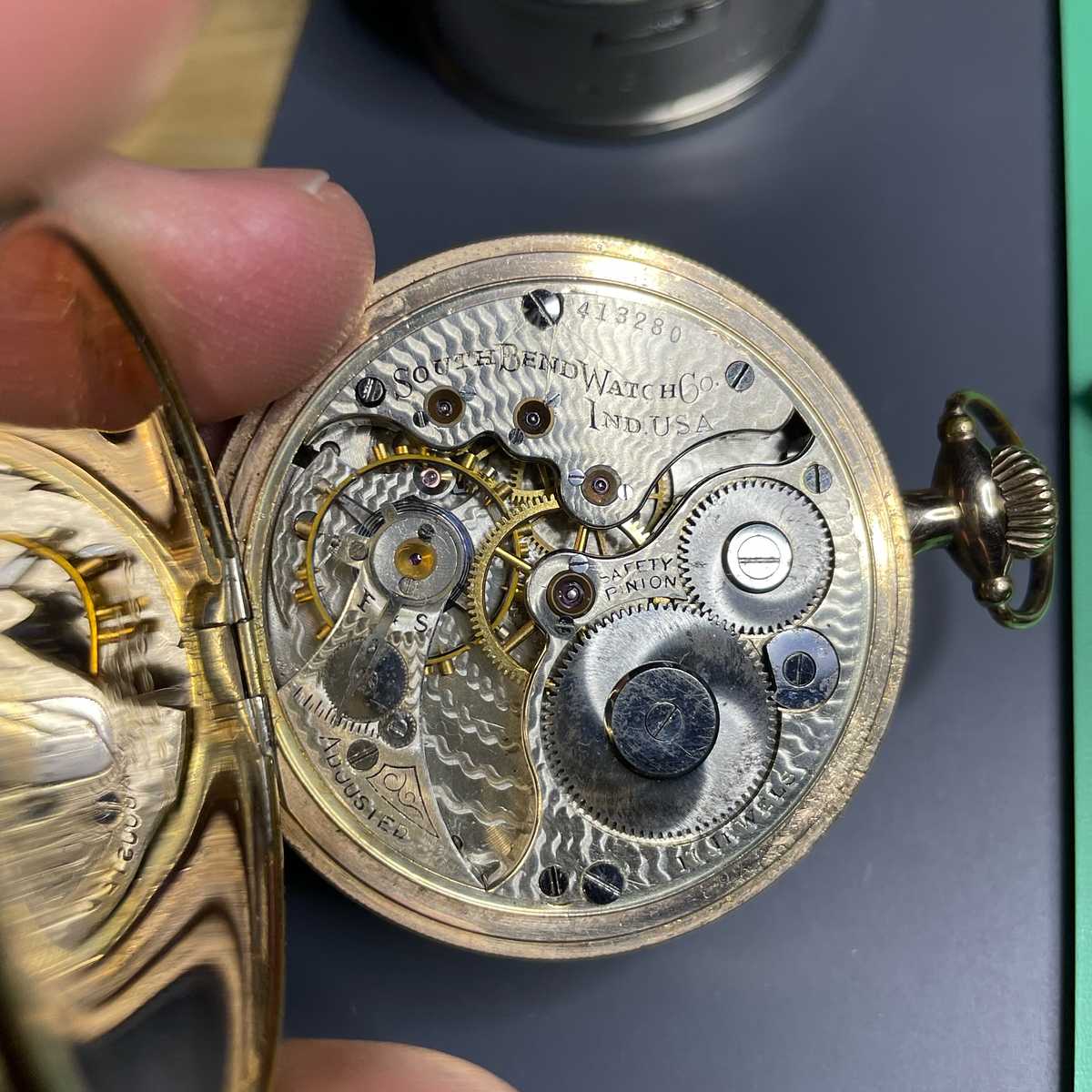 1905 South Bend Watch Grade 290 47401AE1-4A9E-4807-AF35-EB28E2D285B9.JPG
