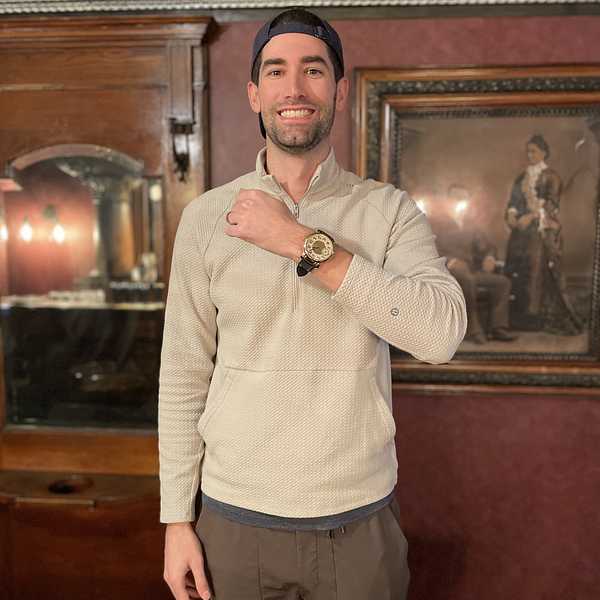 1919 South Bend Watch Grade 219 Mark with his gorgeous new watch