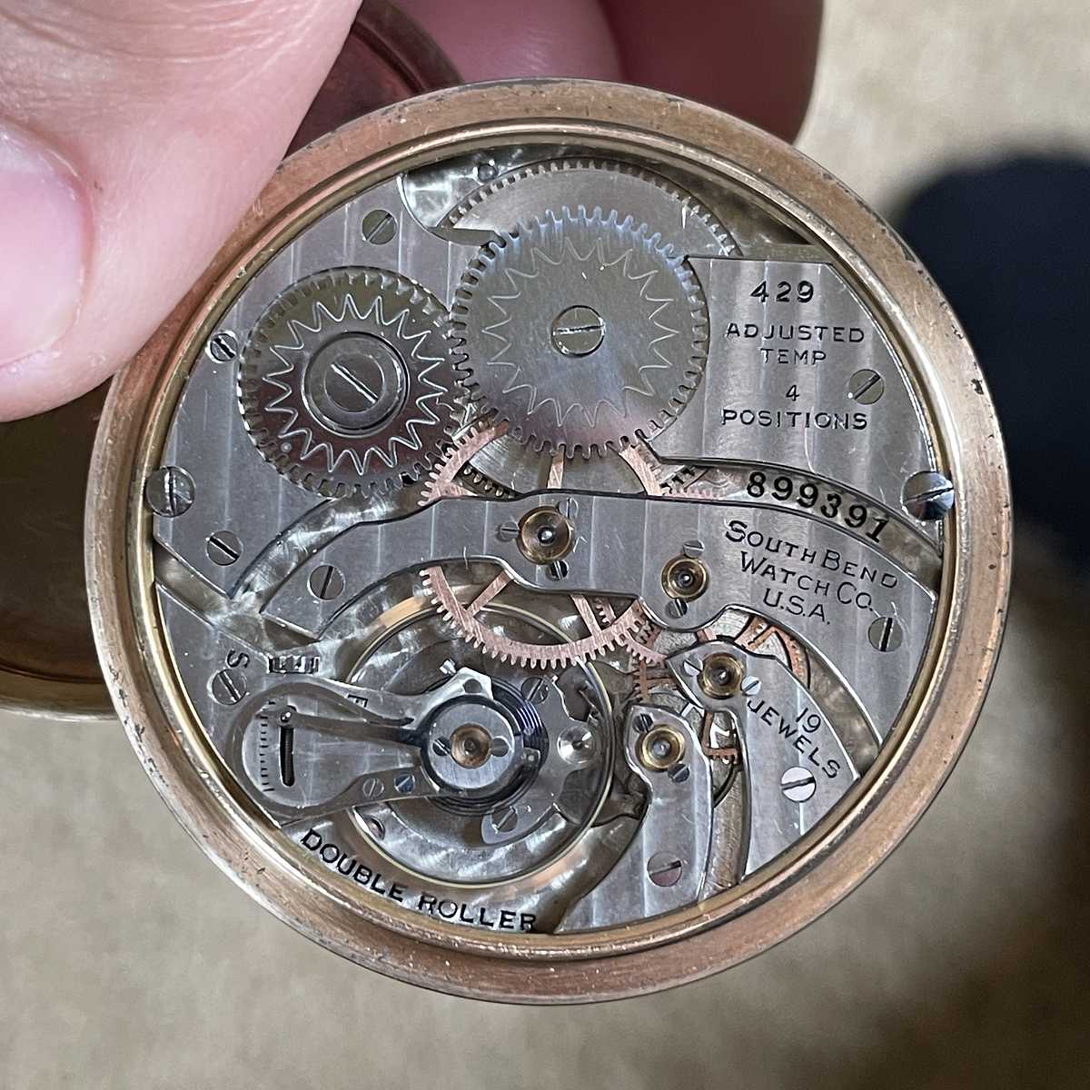 1918 South Bend Watch Grade 429 IMG_4060.jpeg