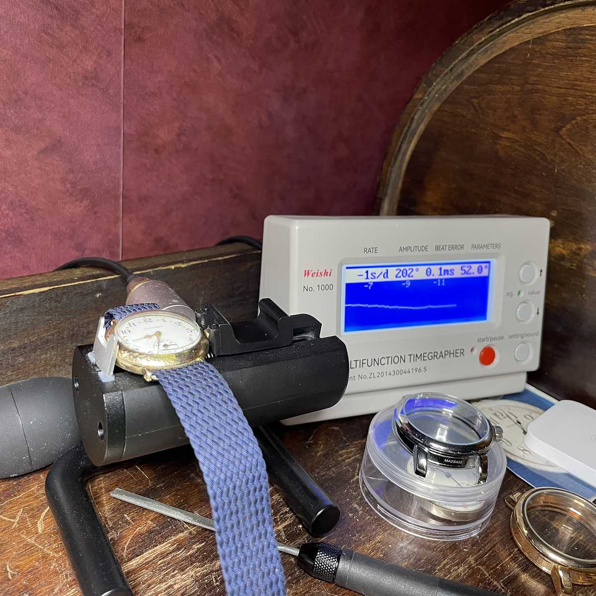1912 South Bend Watch Grade 110 Timegrapher