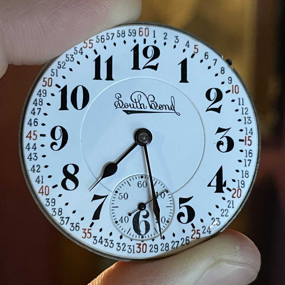1909 South Bend Watch Grade 229 Dial