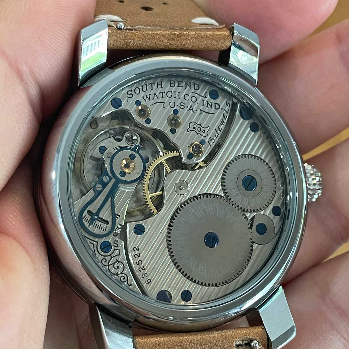 1910 South Bend Watch Grade 204 Movement