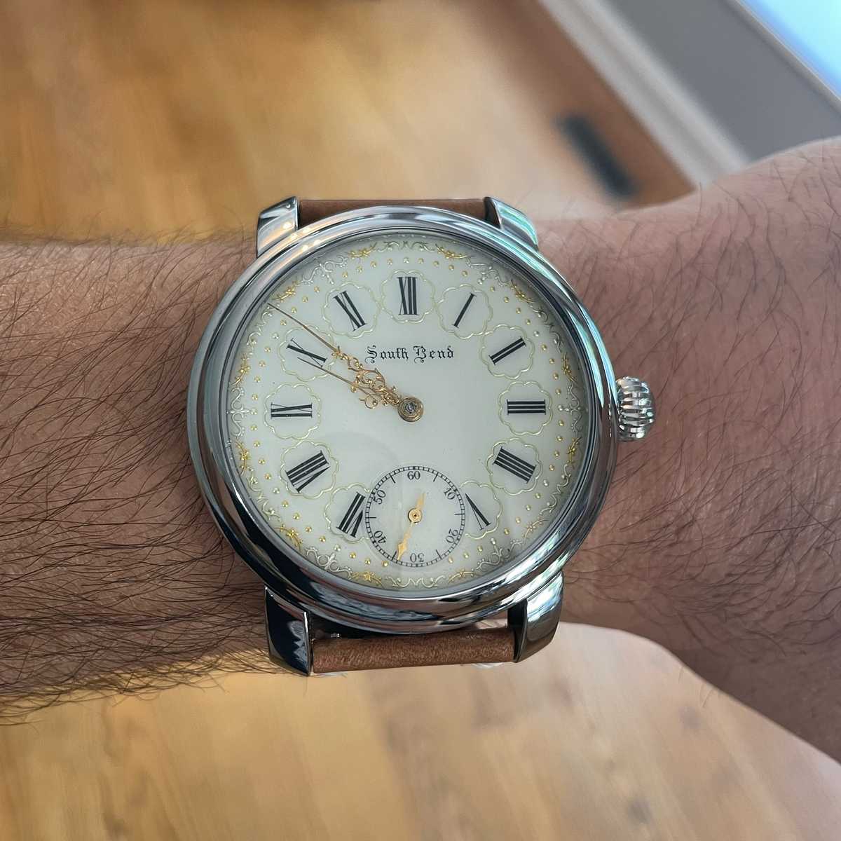 1910 South Bend Watch Grade 204 Fancy Dial
