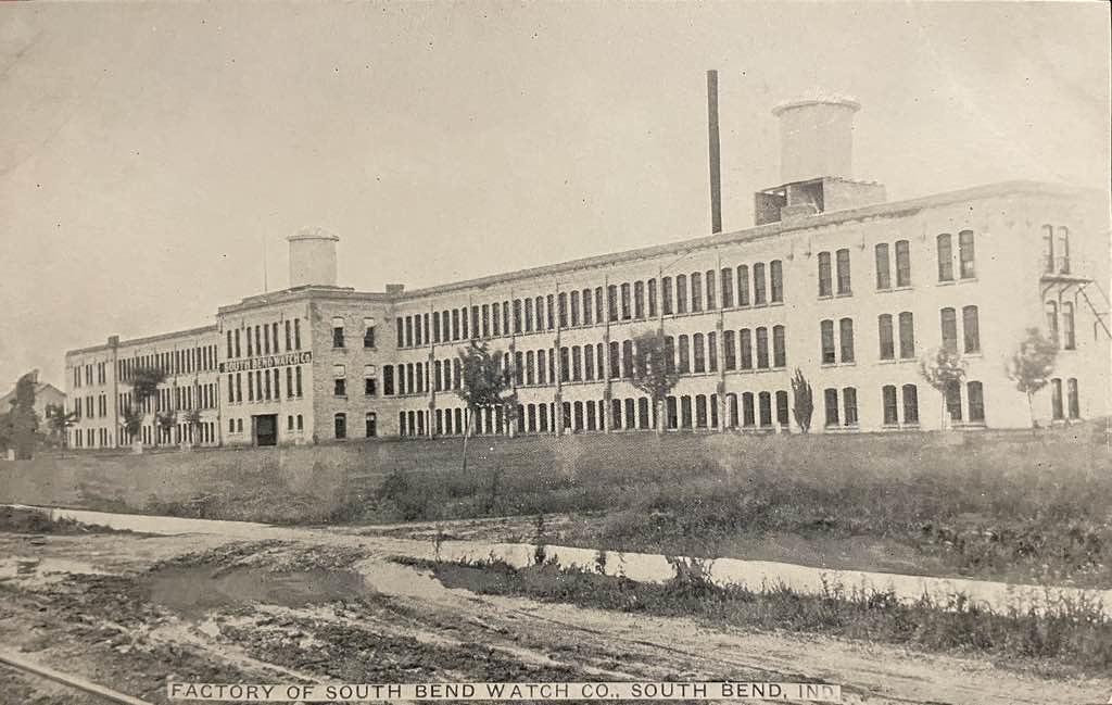 Similar view as the color post card above but in black and white only.
