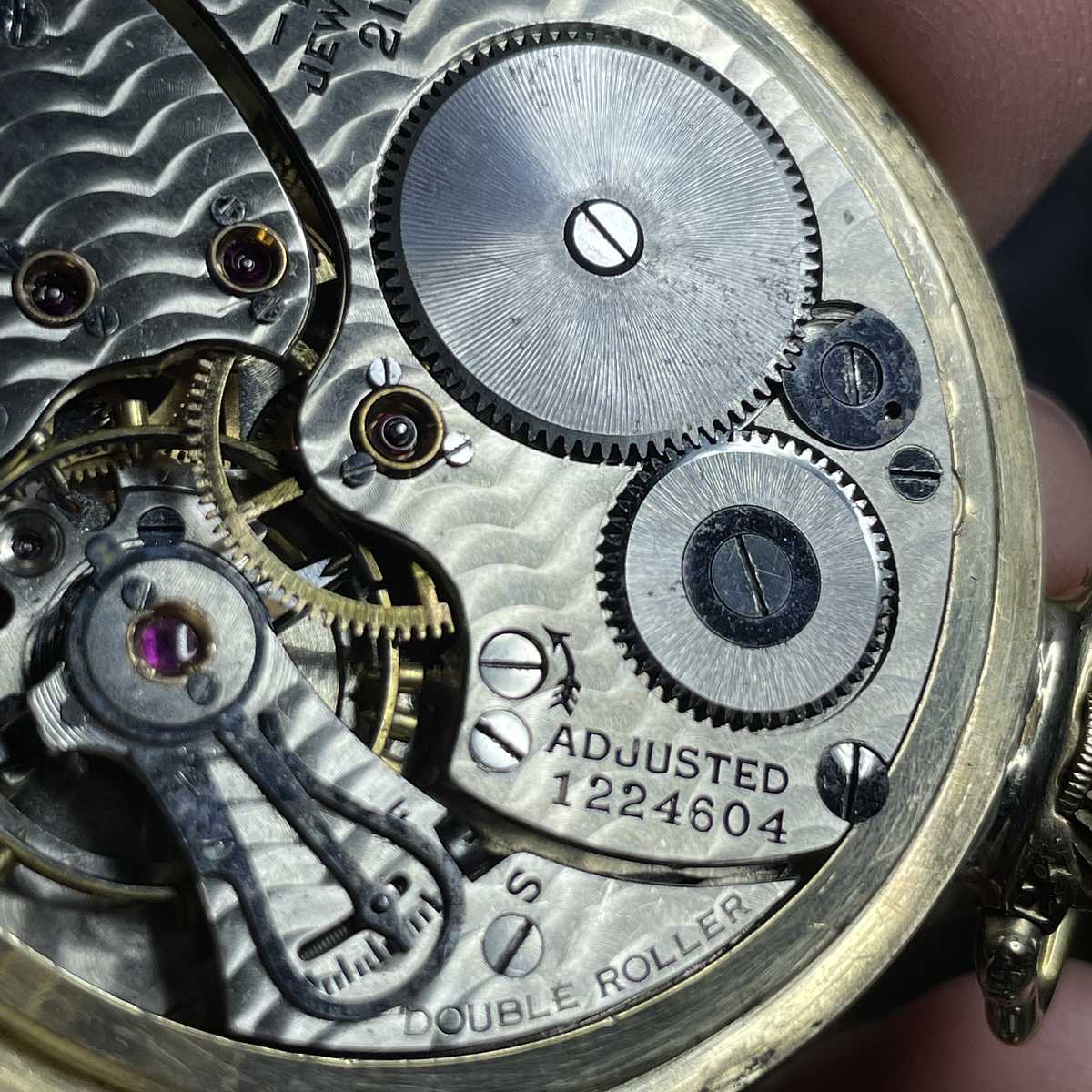 1928 South Bend Watch Grade 211 Serial number on movement
