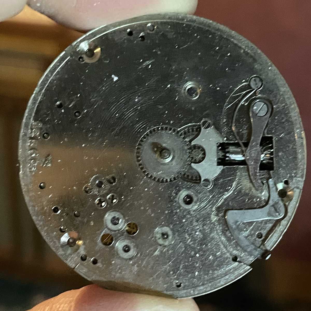 1906 South Bend Watch Grade 280 Front of movement