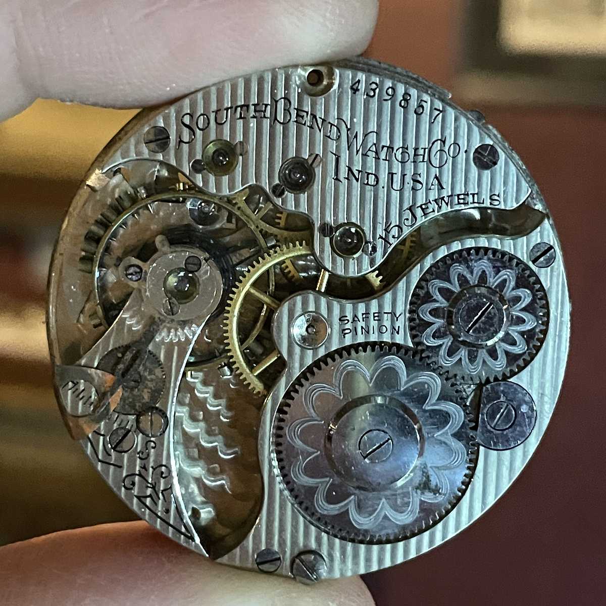 1906 South Bend Watch Grade 280 Movement