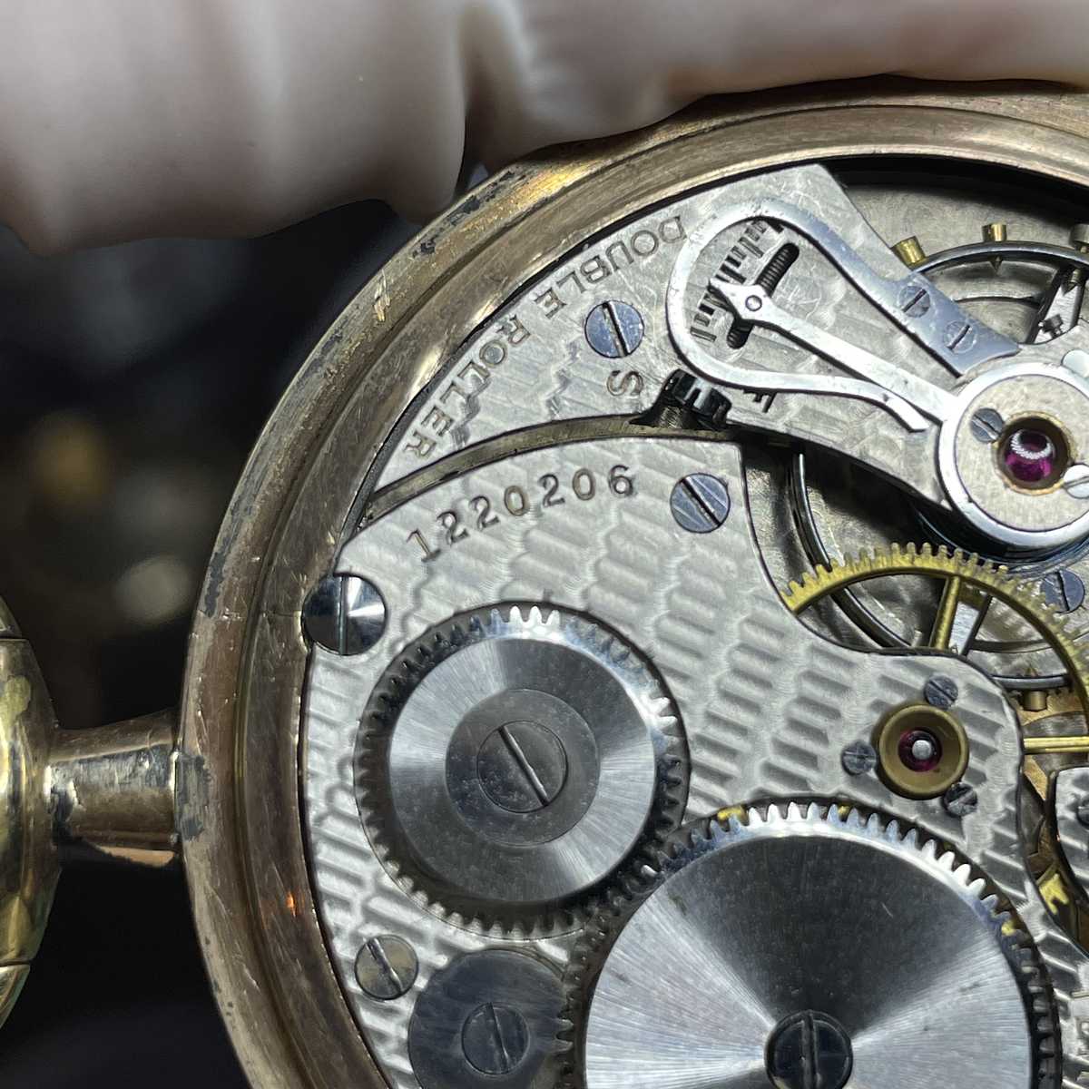 1928 South Bend Watch Grade 227 Serial number on movement