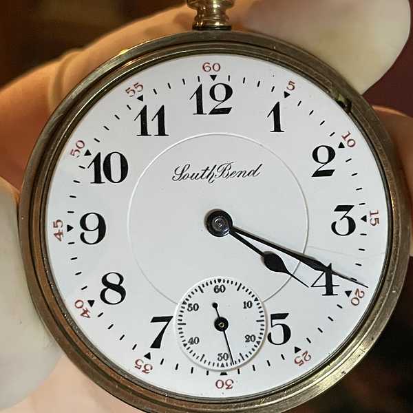 1919 South Bend Watch Grade 227 Dial