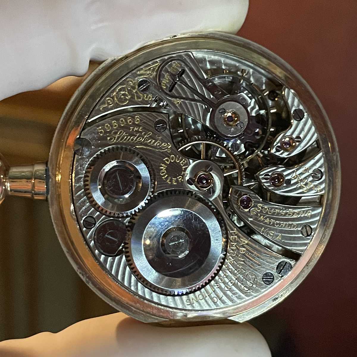 1909 South Bend Watch Grade 229 The Studebaker in Gold