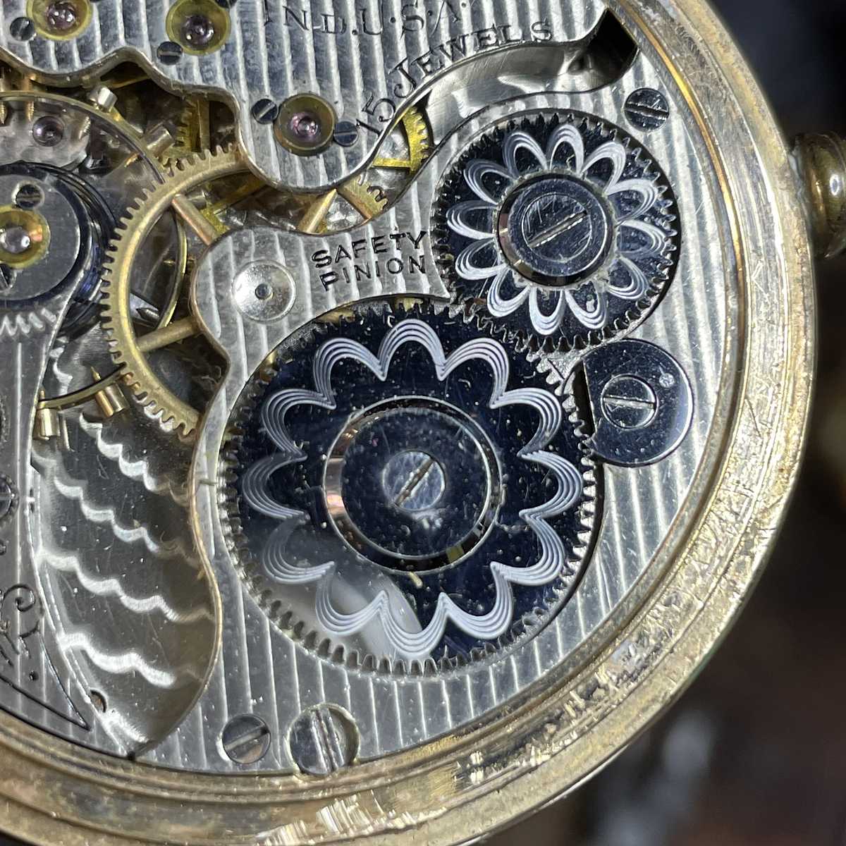 1906 South Bend Watch Grade 280 Nice damaskeening