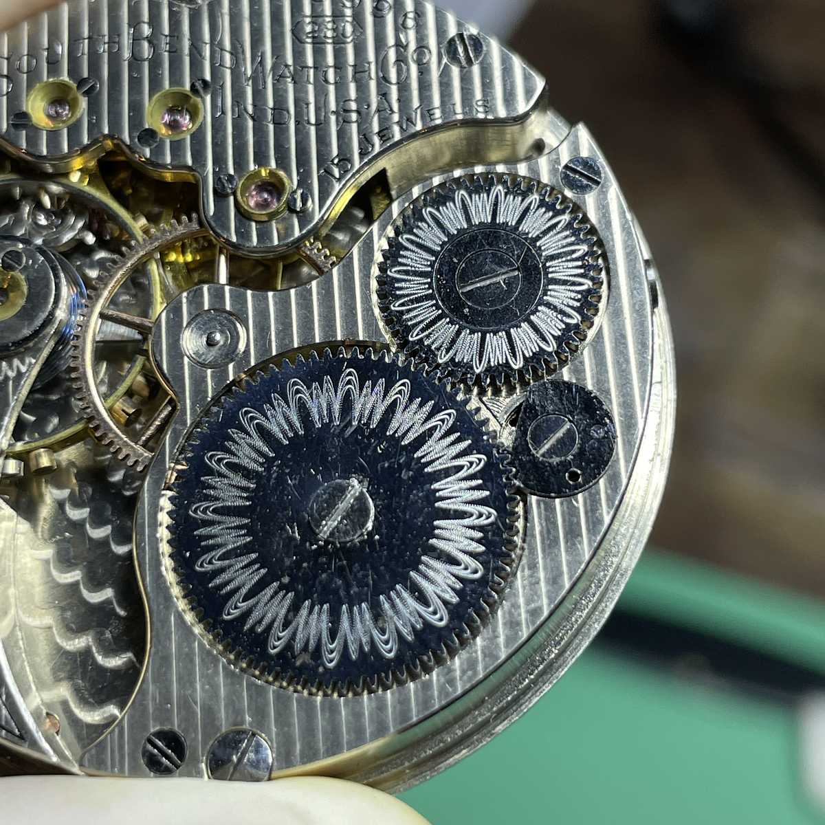 1909 South Bend Watch Grade 280 Fancy decoration